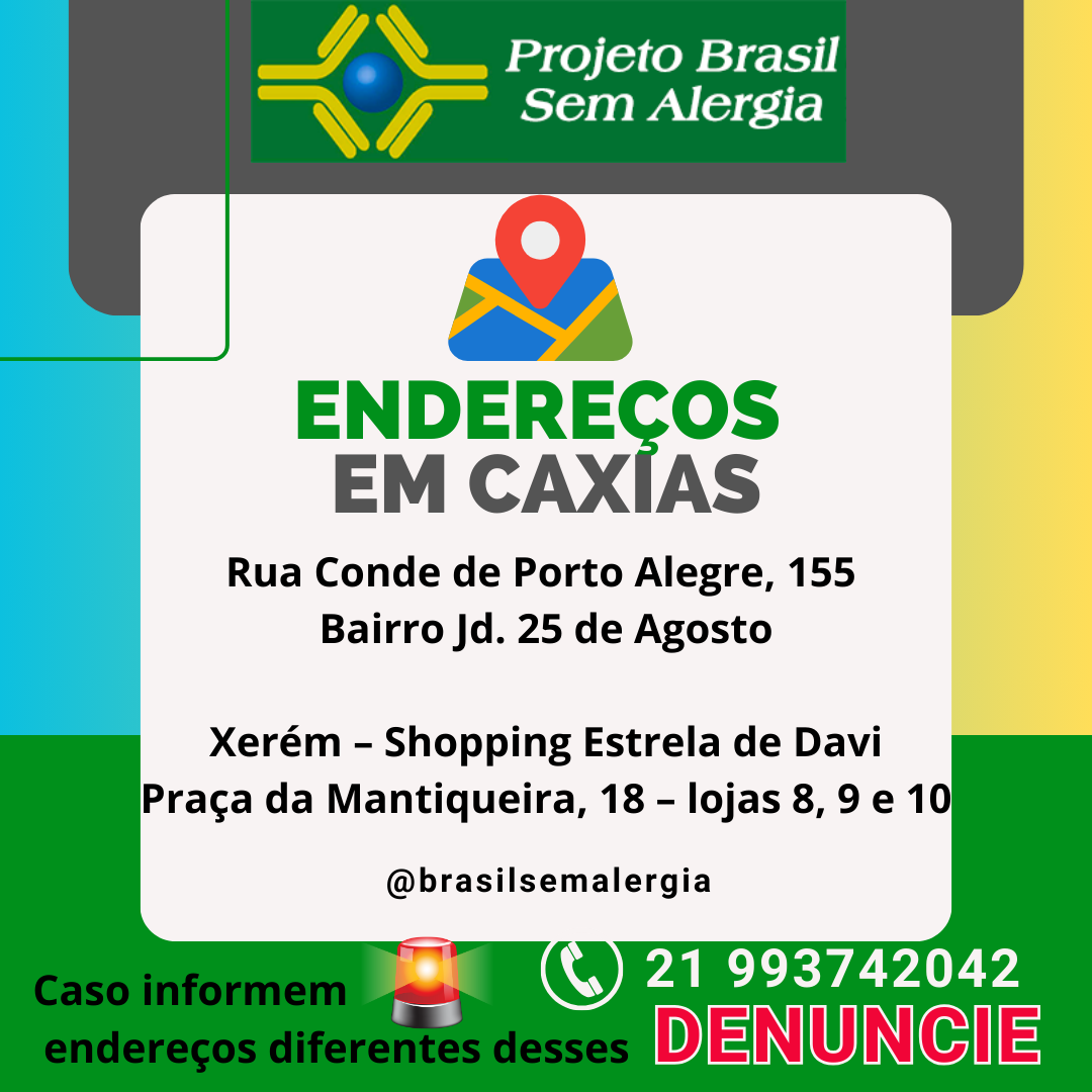 Em Duque de Caxias só temos duas unidades uma em Xerém e outra na 25 de Agosto 2